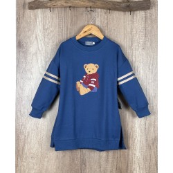 2009 Vestido Felpa Oso Mon Petit Bonbon
