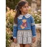 2015 Falda-Pantalón Cuadros Mon Petit Bonbon