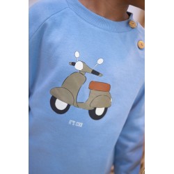 2017 Sudadera Niño Felpa Moto Mon Petit Bonbon