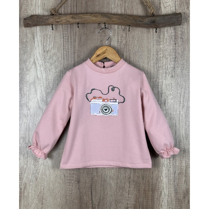 2021 Sudadera Niña Felpa Cámara Mon Petit Bonbon