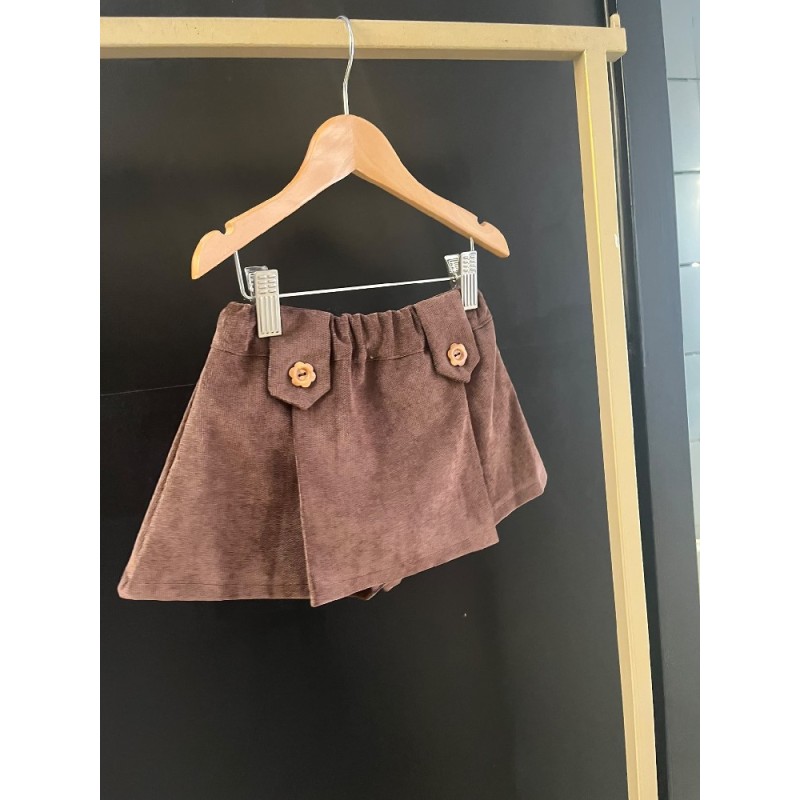 2022 Falda-Pantalón Pana Mon Petit Bonbon