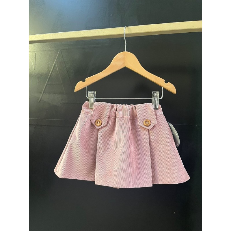 2026 Rosa empolvado Falda Pantalón IM109