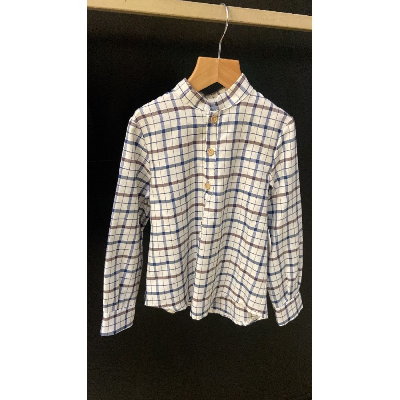 2036 Camisa Niño Cuadros Mon Petit Bonbon