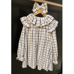 2054 Vestido Cuadros Mon Petit Bonbon