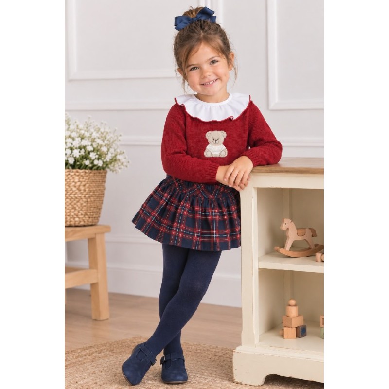 2068 Conjunto Bebé Niña Osito Mac Ilusión