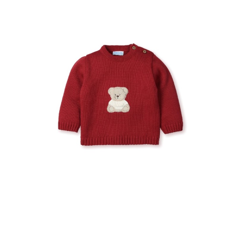 2086 Granate Jersey Bebé Osito Mac Ilusión