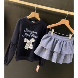 2106 Conjunto Sudadera Niña Nieves Yoedu