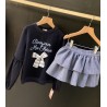 2106 Conjunto Sudadera Niña Nieves Yoedu