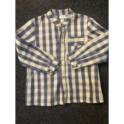 2128 Azul marino Camisa Niño Cuadros Camelia Yoedu