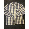 2128 Azul marino Camisa Niño Cuadros Camelia Yoedu