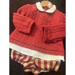 2133 Conjunto Bebé Niño Guinda Yoedu