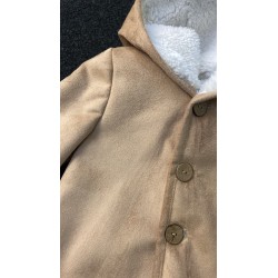 2157 Abrigo Bebé Unisex Capucha Doble Faz Yoedu