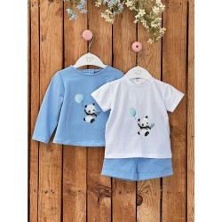 256 Conjunto Niño Panda Valentina Bebés