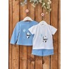 256 Conjunto Niño Panda Valentina Bebés