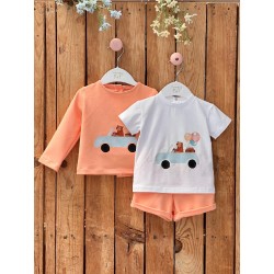 258 Conjunto Niño Momy Car Valentina Bebés