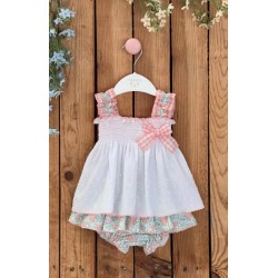 260 Conjunto Niña Liberty Orange Valentina Bebés
