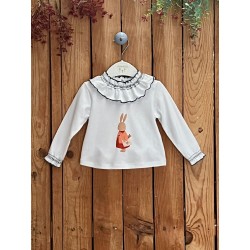 299 Conjunto Niña Felpa Borgoña Valentina