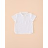 32 Camisa Lino Corta Blanco Roto Mi Canesú