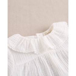 322 Blusa Bebe Muselina Volante Cuello Dadati