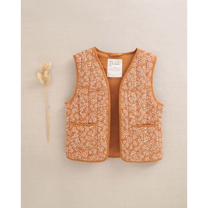 332 Chaleco Niña Estampado Floral Dadati