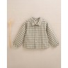 349 Camisa Niño Vichy Verde Dadati