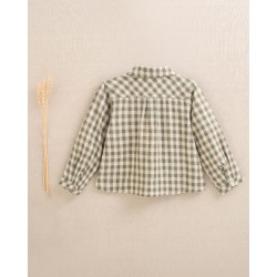 351 Camisa Niño Vichy Verde Dadati