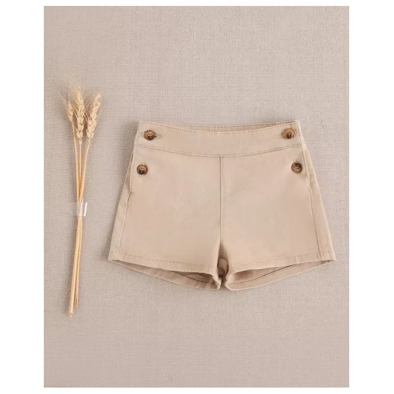355 Short Bebe Niño Botones Dadati