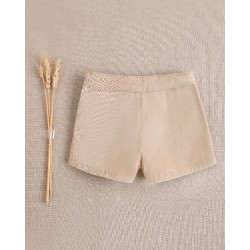 356 Short Bebe Niño Botones Dadati