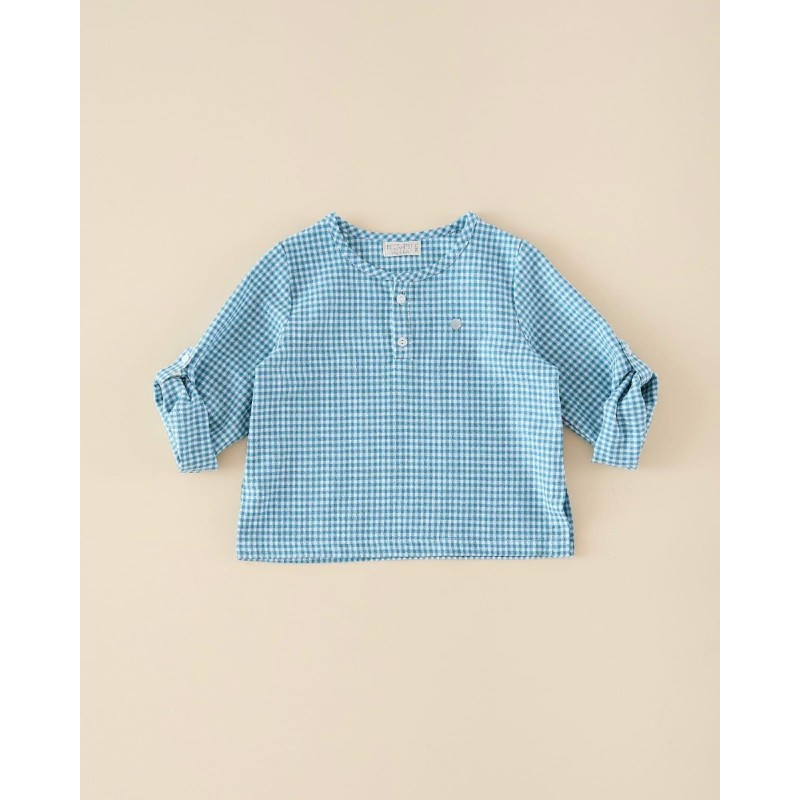 37 Camisa Niño Minivichy Ciruela Mi Canesú