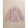 370 Camisa Niño Cuadros Morado Dadati
