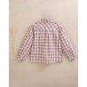 371 Camisa Niño Cuadros Morado Dadati
