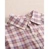 374 Camisa Niño Cuadros Morado Dadati