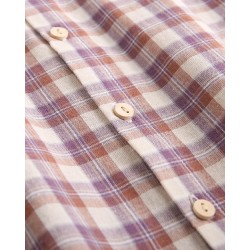 375 Camisa Niño Cuadros Morado Dadati