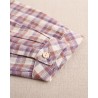 377 Camisa Niño Cuadros Morado Dadati
