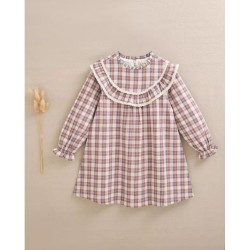 419 Vestido Cuadros Morado Dadati