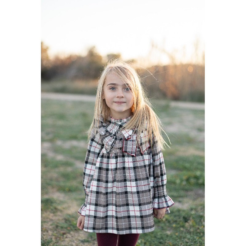 443 Vestido Cuadros Coco Acqua