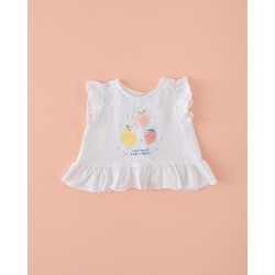 49 Camiseta Volante Cool Fruits Mi Canesú
