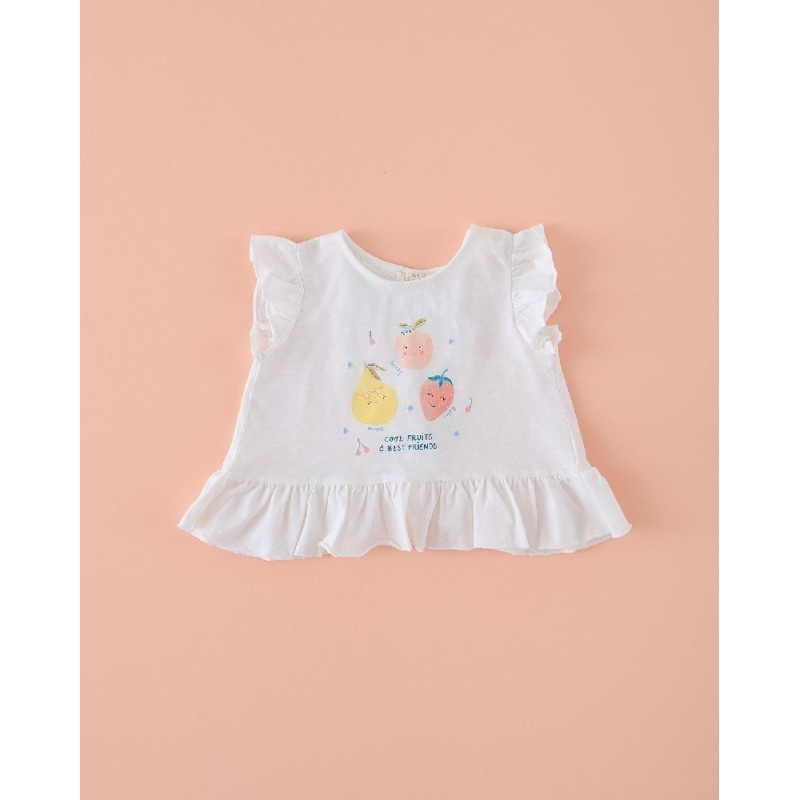 49 Camiseta Volante Cool Fruits Mi Canesú