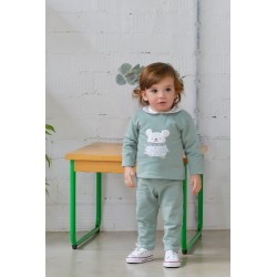 501 Conjunto Niño Ratón Verde Pequeños Piratas