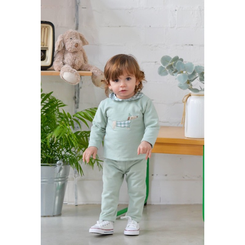 502 Conjunto Niño Perro Salchicha Pequeños Piratas