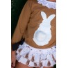 516 Sudadera Niña Conejo Mon Petit Bonbon