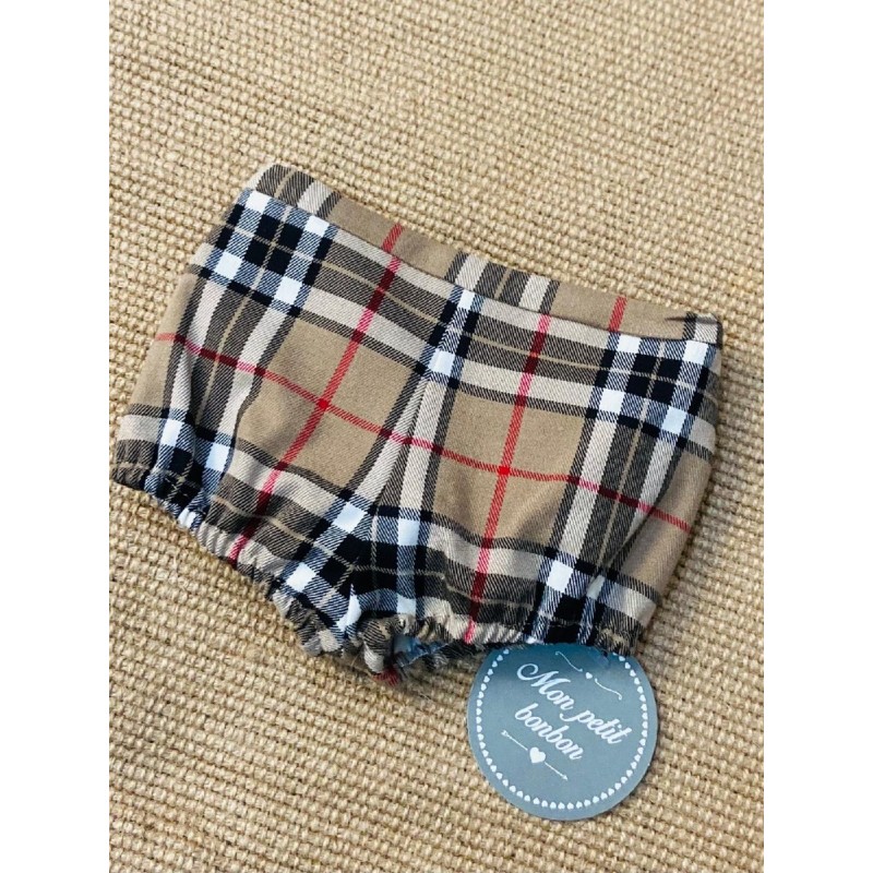551 Bombacho Cuadros Burberry Mon Petit Bonbon
