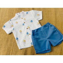 592 Conjunto Niño Balloon Blue Valentina