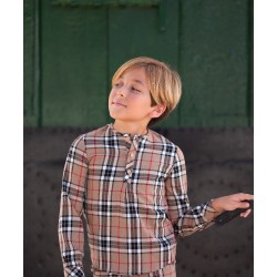616 Camisa Niño Cuadros Burberry Mon Petit Bonbon
