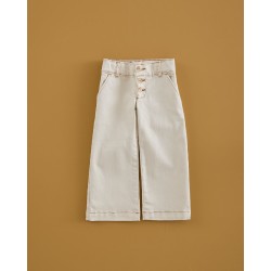 621 Pantalón Cropped Hueso Mi Canesú