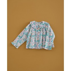 626 Camisa Niña Liberty Poppy Vintage Mi Canesú