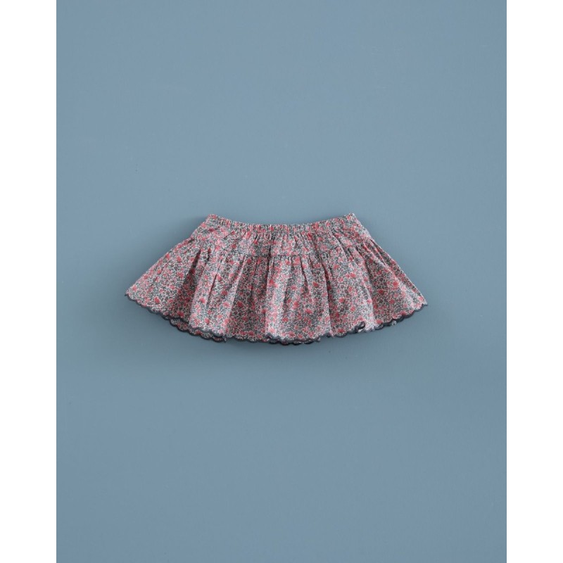 628 Minifalda Braga Ondas Liberty Mini Clarissa Mi Canesú