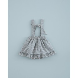 629 Falda Peto Volantito Minivichy Azul Denim Mi Canesú