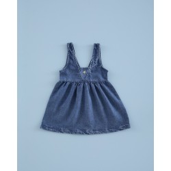 637 Pichi Bordado Lyocell Vaquero Mi Canesú