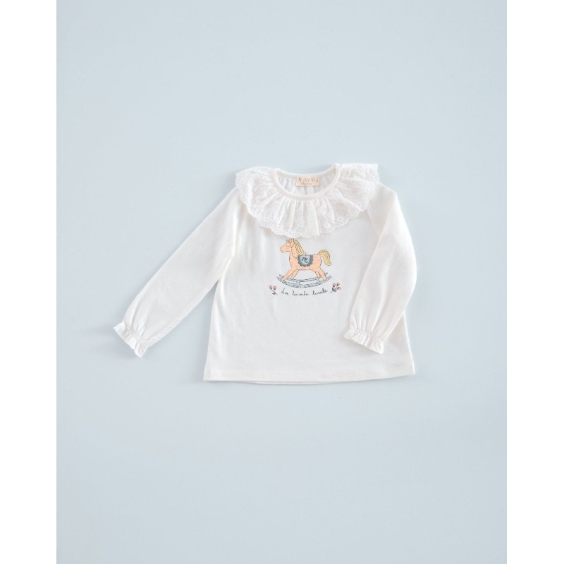 656 Camiseta Caballito Balancín Mi Canesú